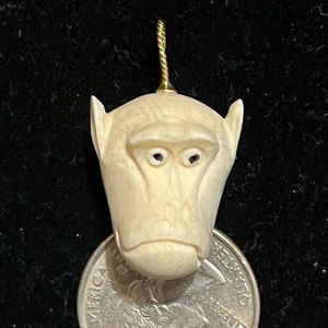 Vintage Ivory Bone Pendant